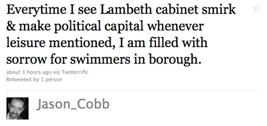 Lambeth leisure fail